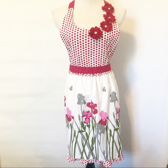 Other - Red & Pink Bib Apron